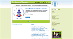 Desktop Screenshot of chicagopresbytery.org