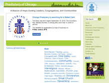 Tablet Screenshot of chicagopresbytery.org